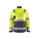 Veste haute-visibilité 40641811 - Couleur au choix Jaune fluo-Gris moyen