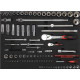 Servante 6 tiroirs + 200 outils de maintenance indus. SAM OUTILLAGE modules mousse - 416-200M 