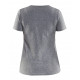 T-shirt femme gris chine  33041059 