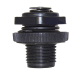 Bouchon + valve de gonflage pour tous type de spa ospazia - couleur : noir 
