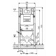 Pack bâti-support complet geberit sigma prima 