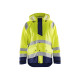 Veste de pluie niveau 1 haute-visibilité 43232000 - Couleur et taille au choix Jaune-fluo-marine