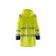 Veste de pluie longue niveau 1 haute-visibilité 43242000 - Couleur et taille au choix 