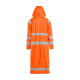 Manteau de pluie niveau 1 haute-visibilité 43252000 - Couleur et taille au choix 
