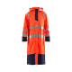 Manteau de pluie haute-visibilité niveau 1 – Coloris au choix  43252000 Orange fluo-Marine
