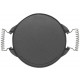 Plancha ronde reversible en fonte 