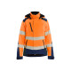 Veste softshell hiver haute-visibilité femme 44012513 - Couleur au choix Orange fluo-marine