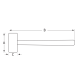 Marteau à tête plastique superflex diam 60 mm avec manche en bois 3625n-60 bahco 