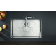 Mitigeur de cuisine 320 metris select m71 avec embout du bec extractible 1 jet, sbox finition stainless steel finish hansgrohe 