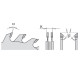 LAME INCISEURE EN CHROME HW 120X2,8-3,6X20 Z12+12 5°ATB 289.720.24H 