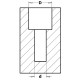 MECHE AVEC FRAISOIR 90° HW Z2+2 S=10X25 D=6/15 DR 515.615.11A 