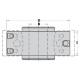 Coffret porte-outils sans l.d=120x40-50 f=50 692.120.50 