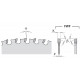 Lame circulaire (pvc-bois) 184x2x215.87  z=48 fwf 226.048.07 