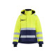 Veste hiver haute-visibilité stretch femme 48721987 - Couleur au choix Jaune fluo-Marine