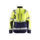 Veste softshell haute-visibilité 49002517 - Couleur au choix  Jaune fluo-Marine