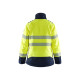 Veste hiver multinormes retardant flamme Jaune-Fluo/Marine Femme 49171534 - Taille au choix 