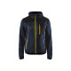 Veste tricotée à capuche 49302117 - Couleur et taille au choix Marine-foncé-Jaune