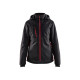 Veste hardshell légère et doublée femme 49721977 - Couleur au choix Noir-Rouge