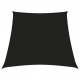  Voile de parasol Tissu Oxford trapèze 3/5x4 - Couleur au choix Noir