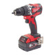 Perceuse à percussion compacte brushless 18 v li-ion 5.0 ah 60 nm m18 cblpd-502c milwaukee 