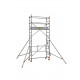 Echafaudage roulant aluminium base pliante 4.8 m, cent504715 
