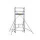 Echafaudage roulant aluminium base pliante 4.8 m, cent504735 