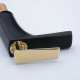 Robinet de salle de bain, design,black and gold 