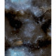 Papier peint galaxy with stars bleu et noir 