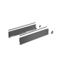 Profilé latéral de tiroir AvanTech YOU, H101mm x L350mm, anthracite, gauche et droite - HETTICH - 9353423 