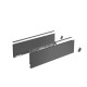 Profilé latéral de tiroir AvanTech YOU, hauteur 139 mm x NL 450 mm, Anthracite, gauche et droite - HETTICH - 9353434 