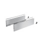 Profilé latéral de tiroir AvanTech YOU, hauteur 139 mm x NL 400 mm, Argent , gauche et droite - HETTICH - 9353347 