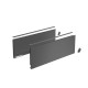 Profilé latéral de tiroir AvanTech YOU, hauteur 187 mm x NL 450 mm, Anthracite, gauche et droite - HETTICH - 9353443 