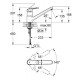 GROHE Europlus Mitigeur évier 32941002 (Import Allemagne) 