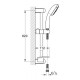 GROHE Nouvelle Tempesta Ensemble de douche 4 jets avec porte-savon 28593001 (Import Allemagne) 