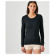 Tee-shirt DAMART Manches longues Femme - Chaleur 4 - Noir - T.L - 56680 