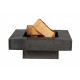 Brasero en acier plateau design 70 cm 