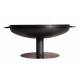 Brasero rond en acier sur pied design 60 cm 