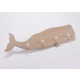 Patère baleine en bois 