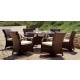Salon de jardin 6 personnes oregon 