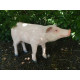 Cochon tête droite en résine 96 cm 