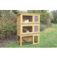 Clapier en bois multiplex top 