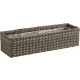 Jardinière rectangulaire en rotin synthétique (lot de 2) 
