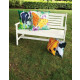 Coussin extérieur imperméable vache large 