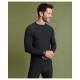 Tee-shirt DAMART Col rond Manches longues - Noir - T.2XL - 69122 