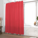 Rideau de douche et baignoire - 180x200 - polyester - Couleur au choix Rouge cinabre