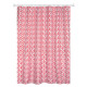 Rideau de douche et baignoire - 180x200 - polyester - Couleur au choix Motif-rouge