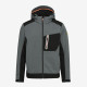 Veste DIADORA Softshell carbon tech - Déperlante - Gris clair - Taille XXL - 702.175946 