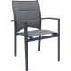 Salon de jardin moderne 4 personnes modulo - Coloris au choix 