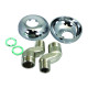 Raccord décalé 21mm-m1/2xm3/4-rosace 70 mm - PRESTO - 70221 