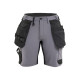 Short stretch 4D femme 71241645 - Taille au choix Gris moyen-noir